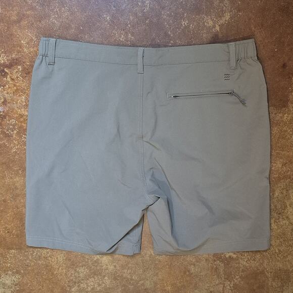 FREE FLY Latitude Shorts Mens Large Chino Tobacco Brown Stretch Fishing Everyday - Picture 3 of 8